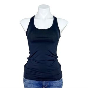 90 Degree By Reflex Women's Black Racer Back Workout Tank top XS